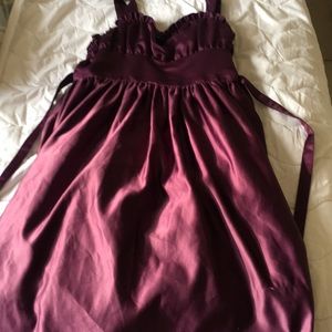 purple party dress